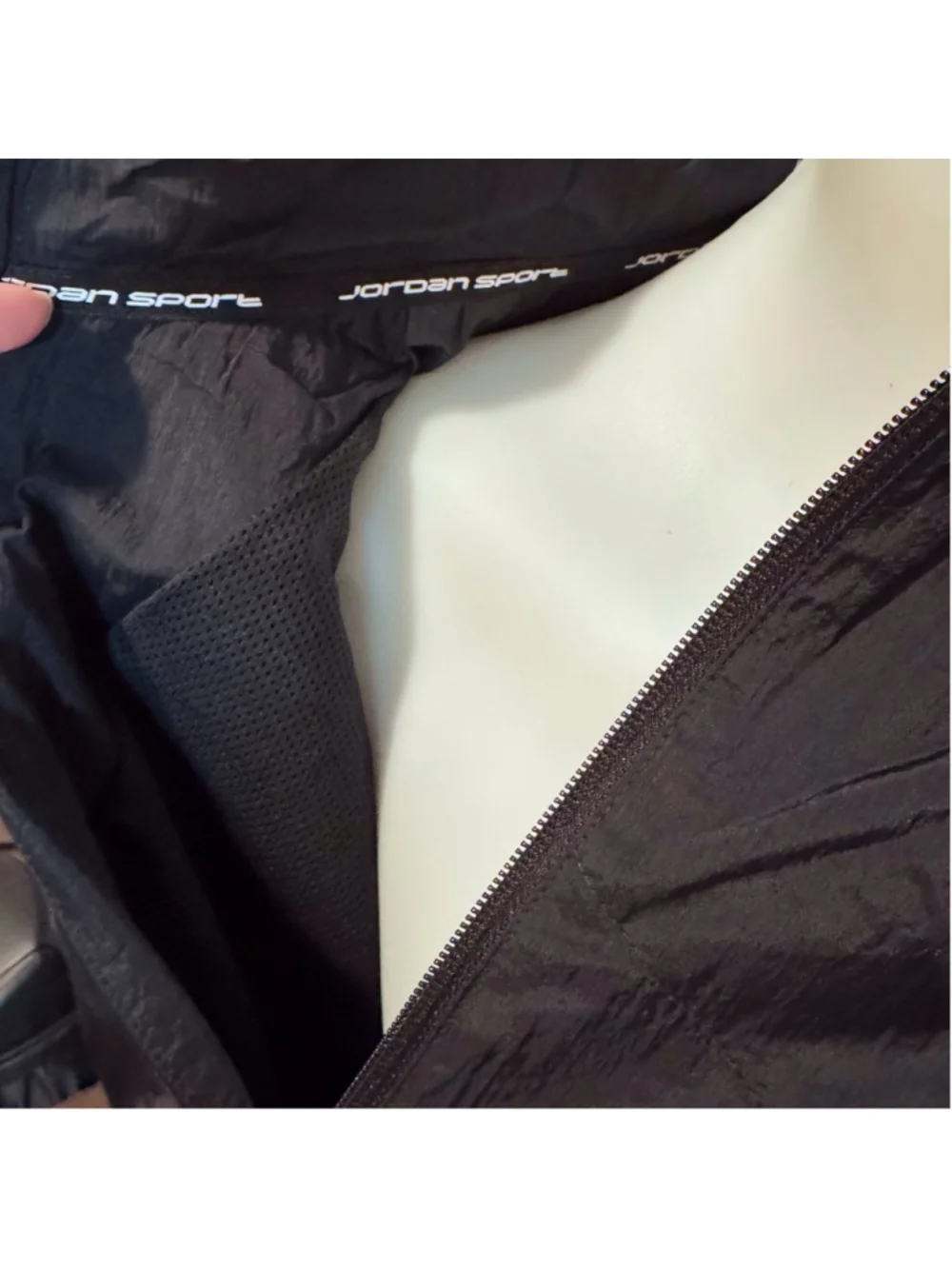 Men's Jordan warmup Jacket XXL Black Gray